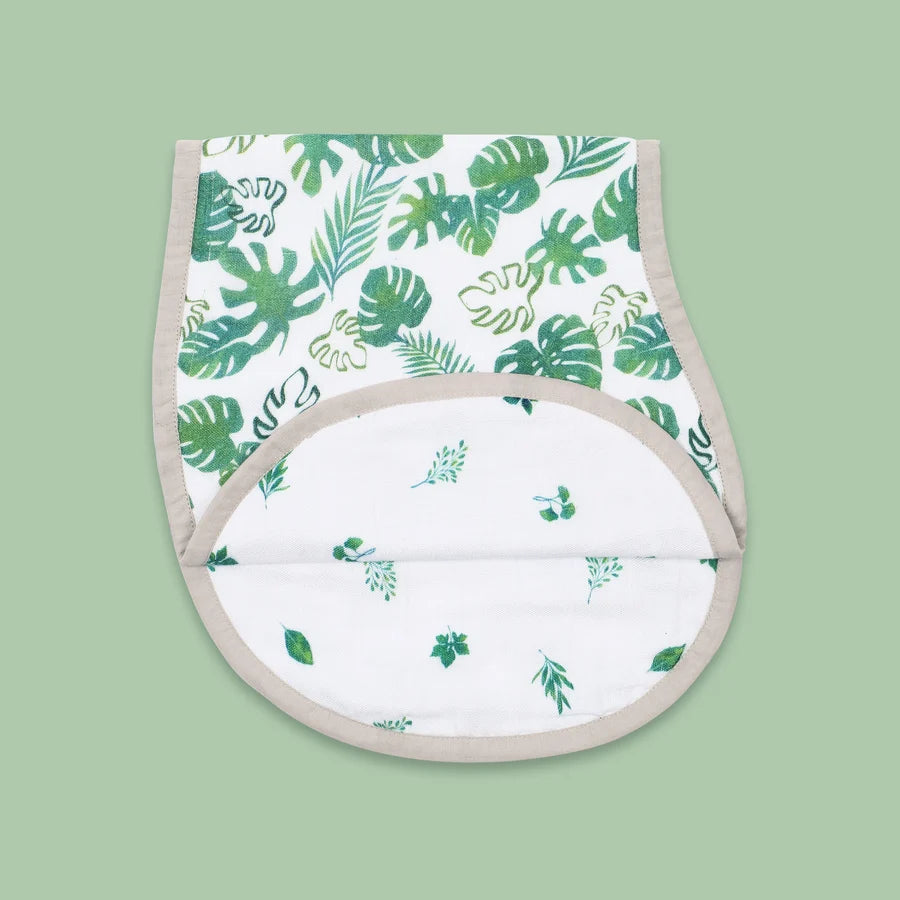 Pannolino gallery: Picnic Party | Bamboo Muslin Burp Cloth & Bib (Pack of 2)