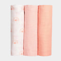 Organic Muslin Swaddles (Set of 3) - Over the Rainbow