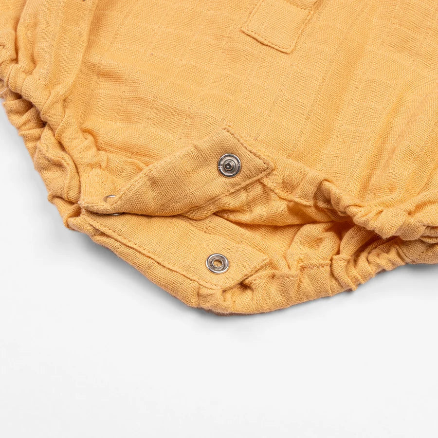 Pannolino gallery: Pineapple Bliss | Organic Muslin Baby Romper (Pack of 3)