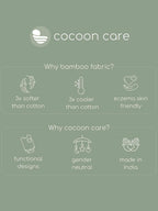 Knitted Bamboo Cotton Arms Up Swaddle Sleeping Pod for Baby - Granite
