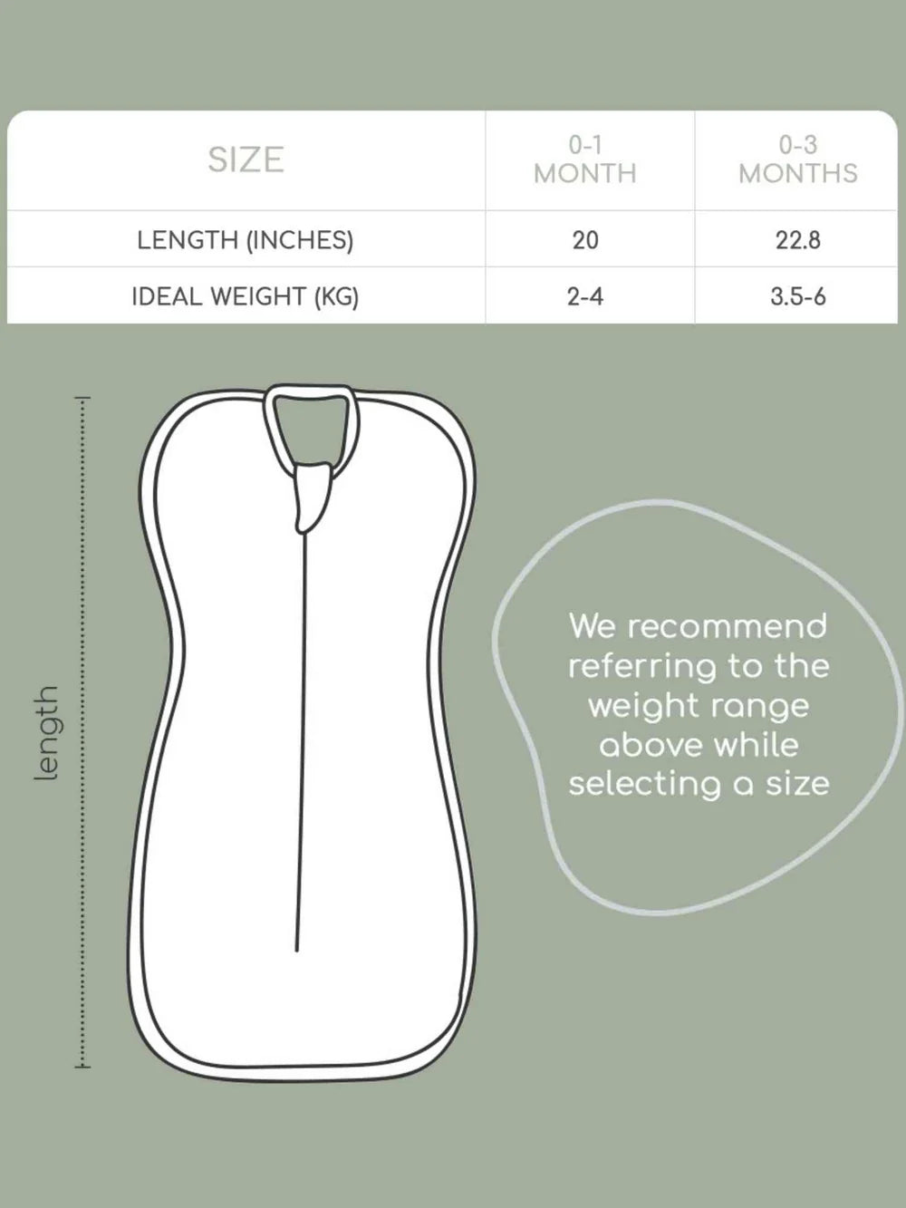 Knitted Bamboo Cotton Arms Up Swaddle Sleeping Pod for Baby - Granite
