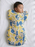 Knitted Bamboo Cotton Arms Up Swaddle Sleeping Pod for Baby - Fruits