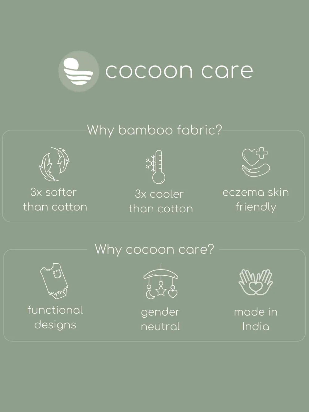 Bamboo Cotton Knit Printed Sleep Sack for Baby - Avocado