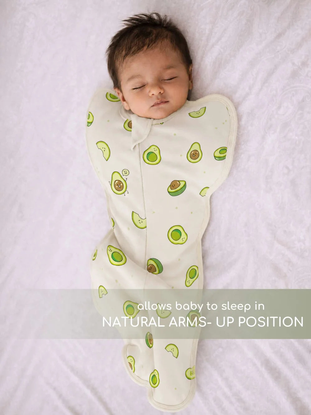 Bamboo Cotton Knit Printed Sleep Sack for Baby - Avocado