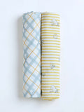 Bamboo Cotton Adjustable Baby Swaddle Wrap - Sandy Knotted