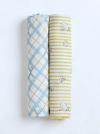 Bamboo Cotton Adjustable Baby Swaddle Wrap - Sandy Knotted