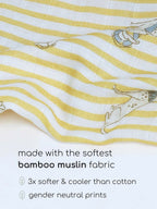 Bamboo Cotton Adjustable Baby Swaddle Wrap - Sandy Knotted