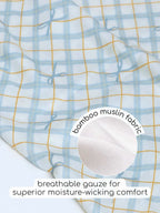 Bamboo Cotton Adjustable Baby Swaddle Wrap - Sandy Knotted