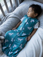 Knitted Bamboo Cotton Printed Sleeping Bag for Baby - Zebra