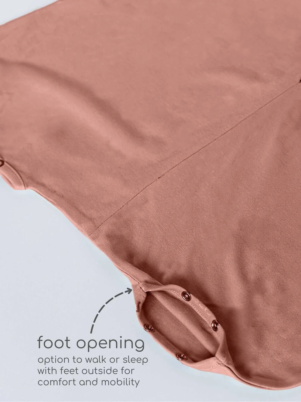 Bamboo Muslin Knitted Solid Sleeping Bag for Baby - Pink
