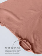 Bamboo Muslin Knitted Solid Sleeping Bag for Baby - Pink