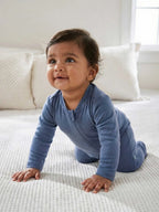 Pannolino gallery: Granite | Bamboo Cotton Footed Sleepsuit