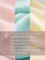 Organic Bamboo Cotton Baby Nappies Pack of 3 - Multicolor