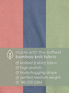 Bamboo Knitted Vest Pack of 3 - Pink Sage Granite  Multicolor