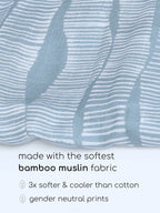 Pannolino gallery: Foxlet Tides | Bamboo Cotton Adjustable Baby Swaddle Wrap