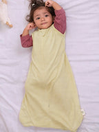 Bamboo Cotton Knitted Corn Solid Sleeping Bag for Baby - Corn