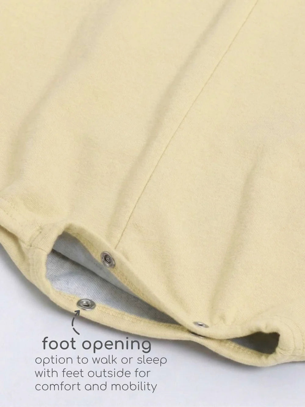 Bamboo Cotton Knitted Corn Solid Sleeping Bag for Baby - Corn