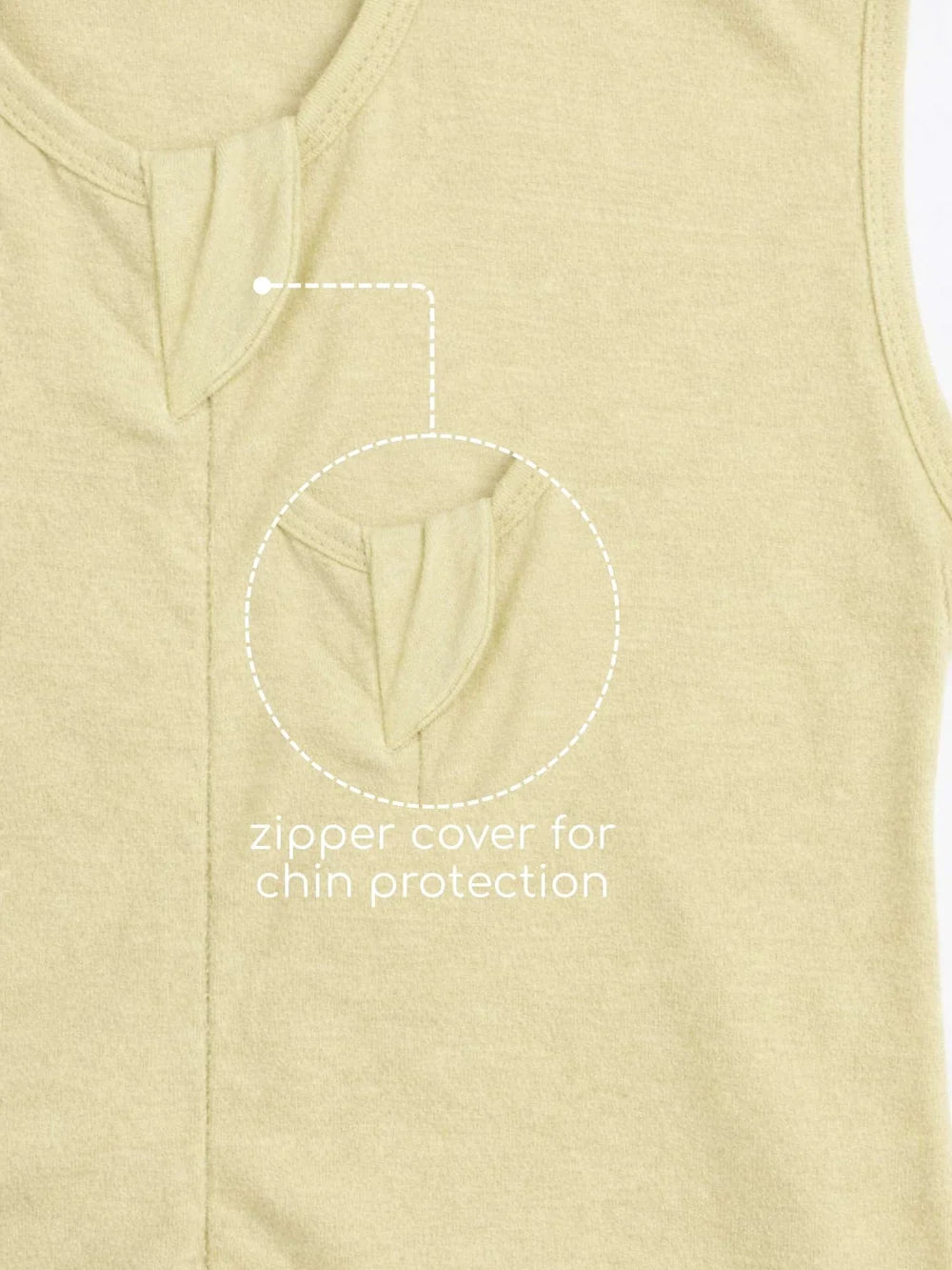 Bamboo Cotton Knitted Corn Solid Sleeping Bag for Baby - Corn