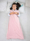 Bamboo Cotton Knitted Rose Solid Sleeping Bag for Baby - Rose