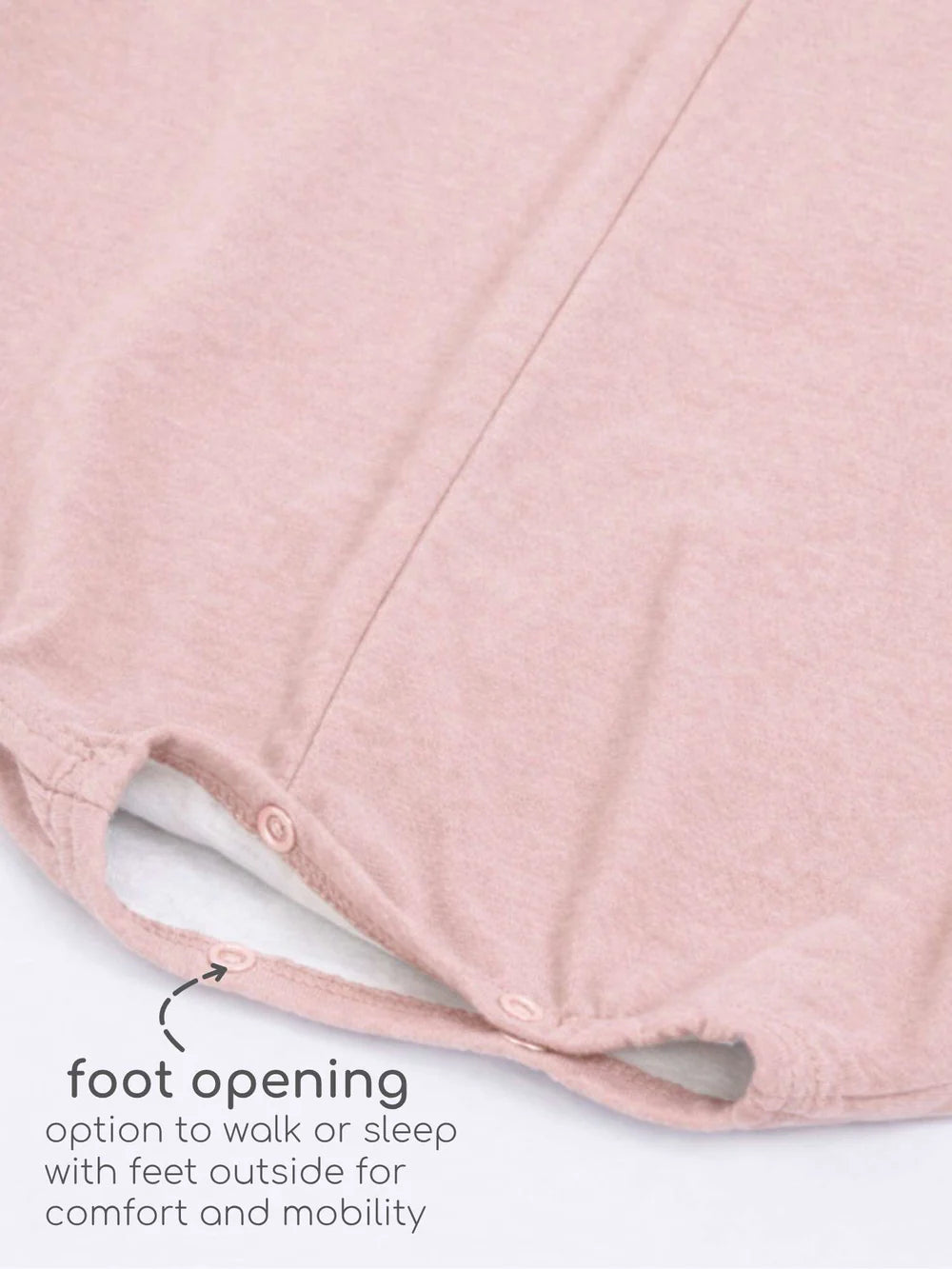 Bamboo Cotton Knitted Rose Solid Sleeping Bag for Baby - Rose