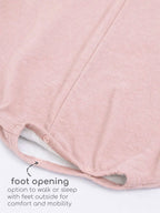 Bamboo Cotton Knitted Rose Solid Sleeping Bag for Baby - Rose