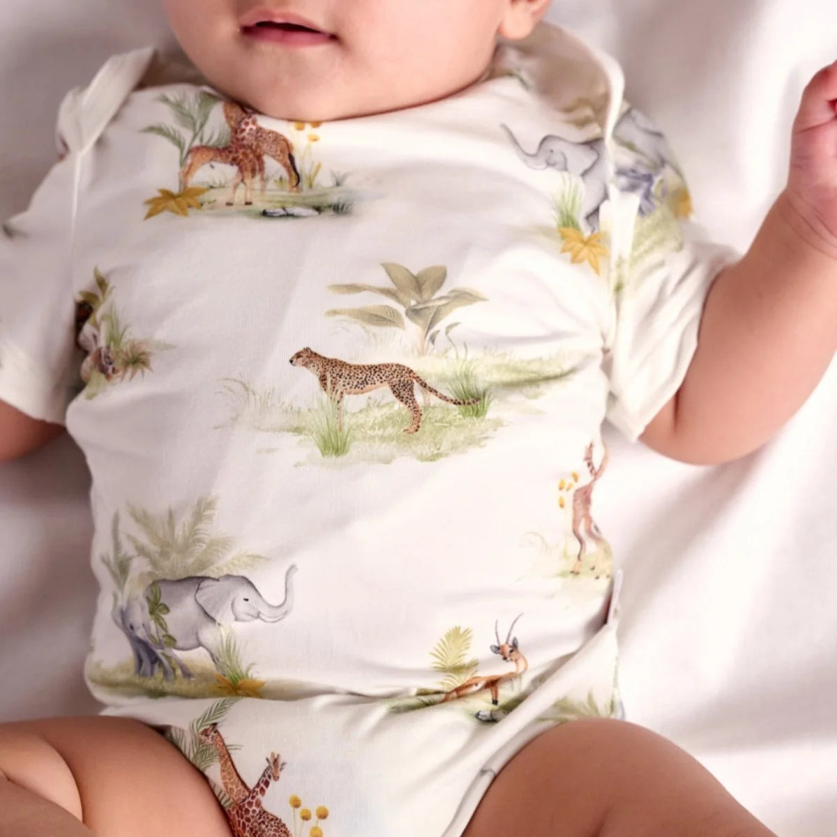 Bamboo Bodysuit - Indian Safari