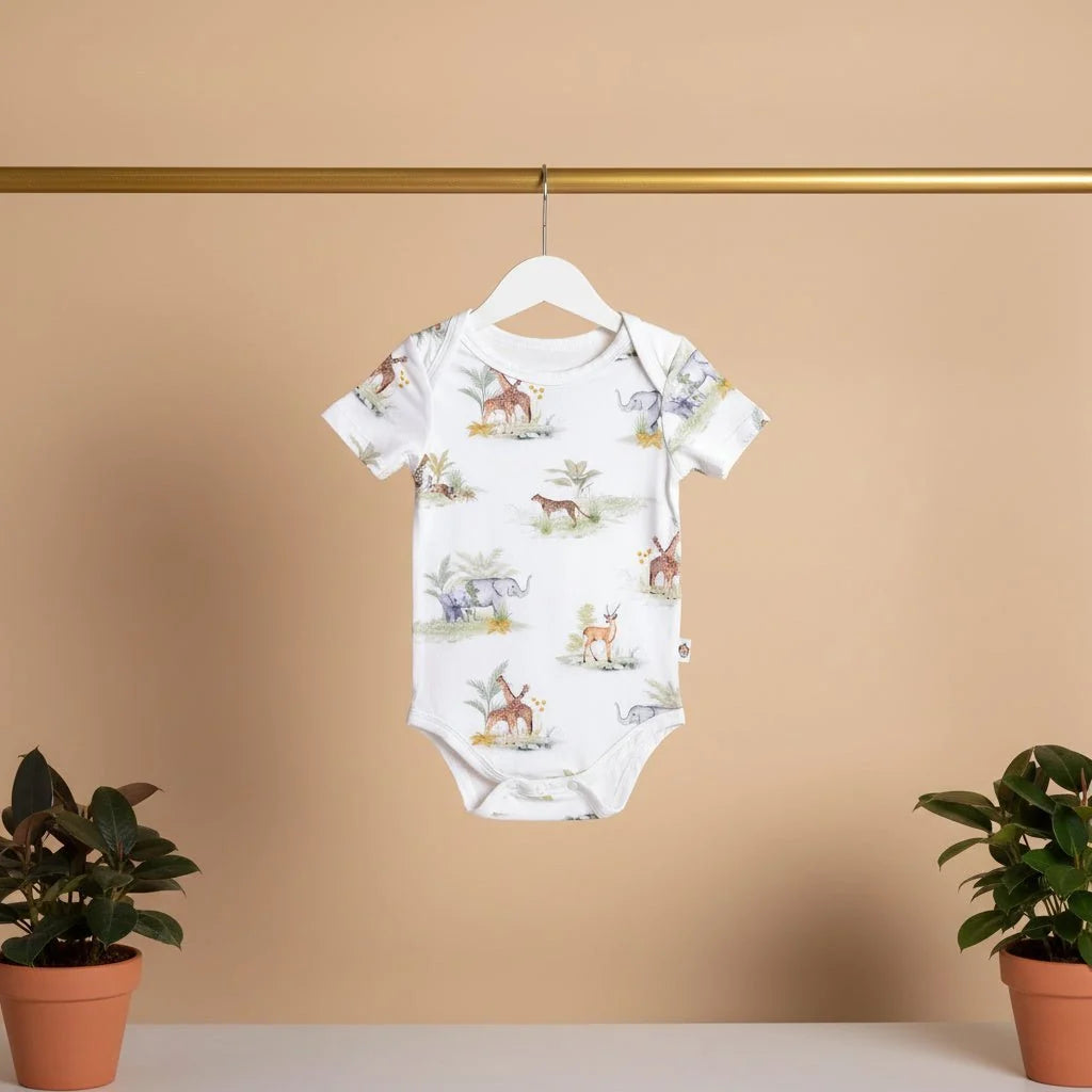 Bamboo Bodysuit - Indian Safari
