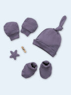 Bamboo Newborn Essentials Set - Sage Purple