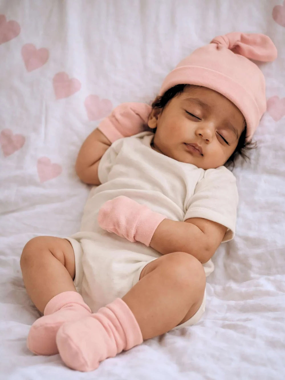 Bamboo Newborn Essentials Set - Rose
