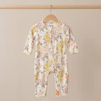 Bamboo Zipsuit - Petal Parade