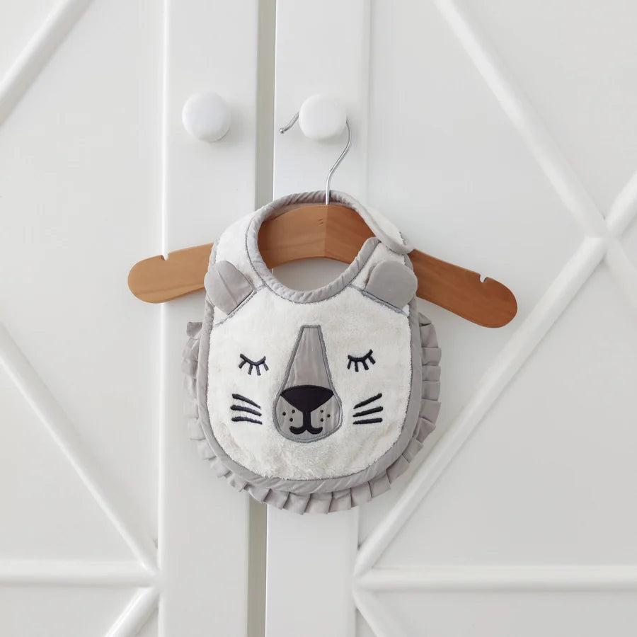 Newborn Bibs - Puppy & Lion (Pack of 2)