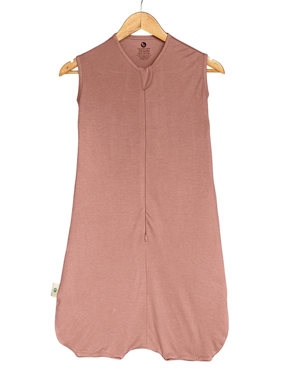 Bamboo Muslin Knitted Solid Sleeping Bag for Baby - Pink product image