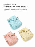 Organic Bamboo Cotton Baby Nappies Pack of 3 - Multicolor product image