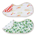 Pannolino gallery: Picnic Party | Bamboo Muslin Burp Cloth & Bib (Pack of 2)