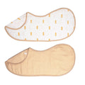Organic Muslin Burp Cloth & Bib (Pack of 2) - Pineapple