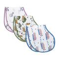 Organic Muslin Burp Cloth & Bib (Pack of 3) - Safari product image