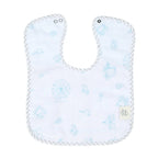 Organic Muslin Classic Bib - Carnival Blue