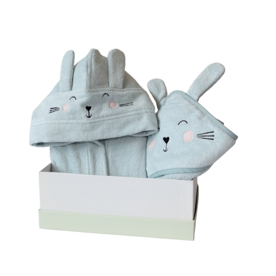 Pannolino gallery: Bunny | Splash & Snuggle Gift Set