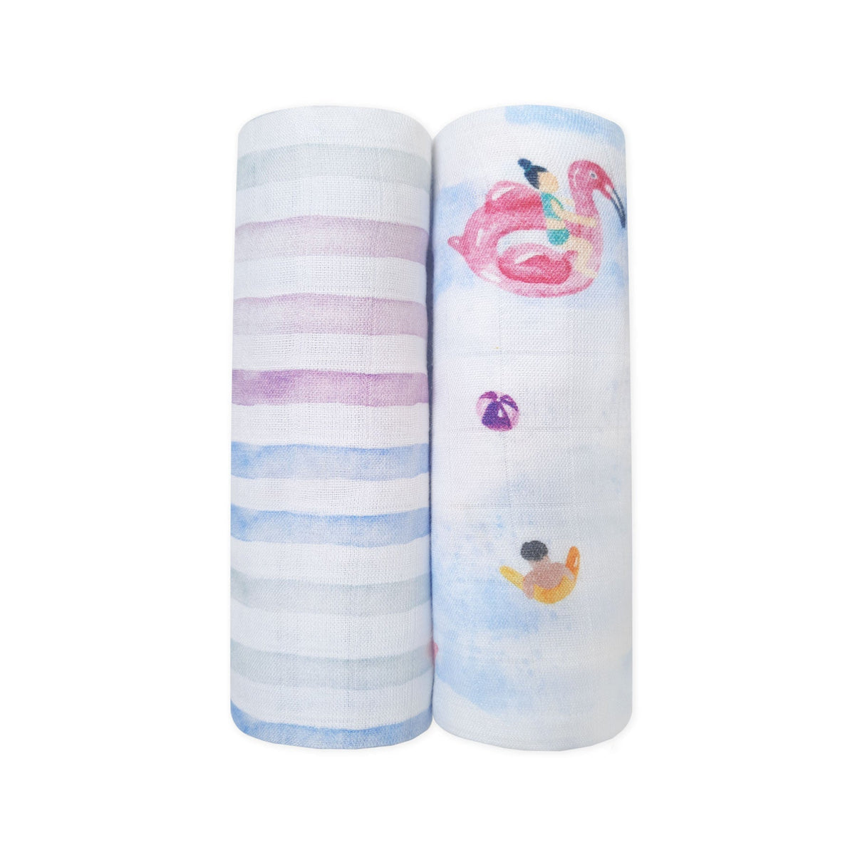 Pannolino gallery: Pool Floaties | Bamboo Muslin Swaddles (Set of 2)