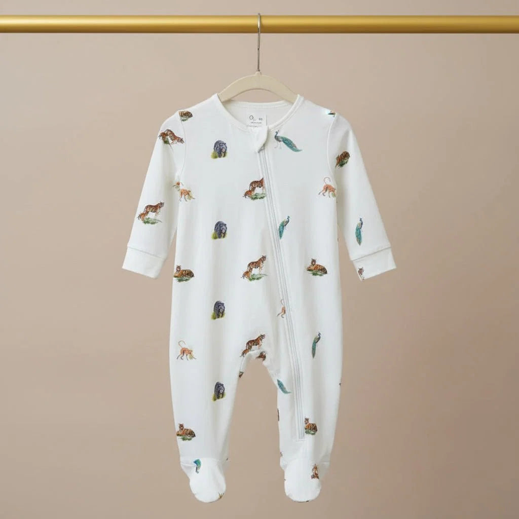 Bamboo Zipsuit - Wild Wonders