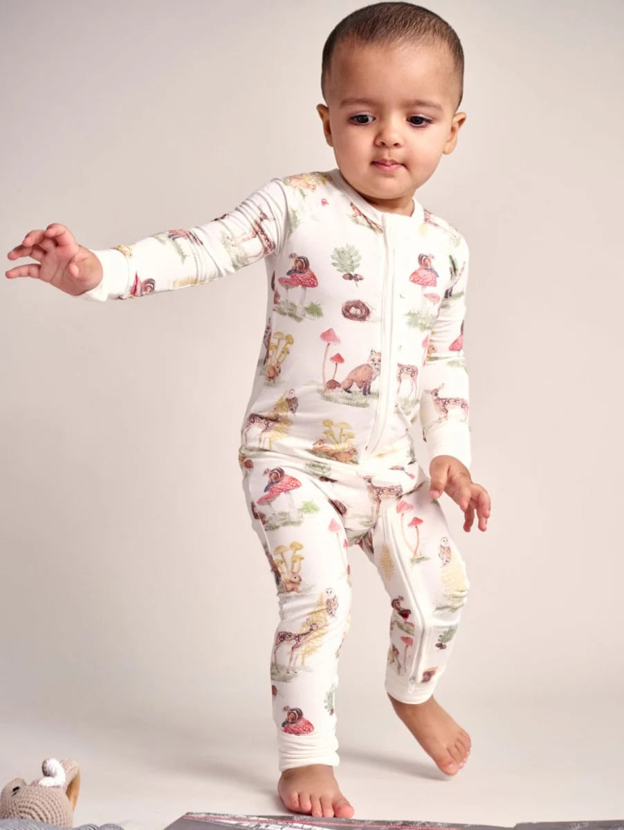 Bamboo Zipsuit - Woods